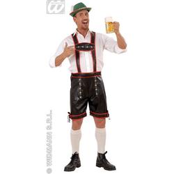 Boeren Tirol & Oktoberfest Kostuum | Traditionele Lederhose Lederlook Kostuum Man | XL | Bierfeest | Verkleedkleding